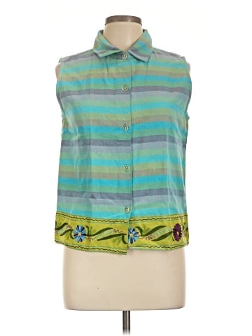 Tantrums Sleeveless Button-Down Shirt (view 1)