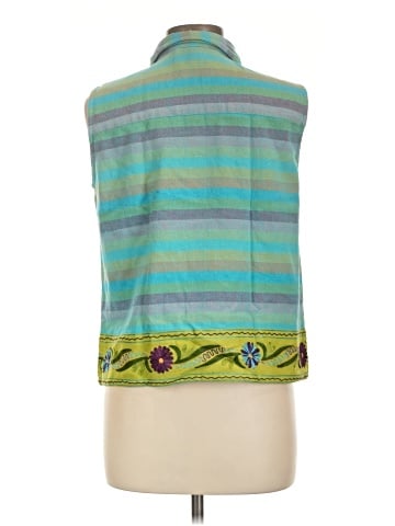 Tantrums Sleeveless Button-Down Shirt (view 2)