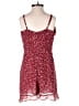 Fab'rik 100% Polyester Hearts Burgundy Romper Size M - photo 2
