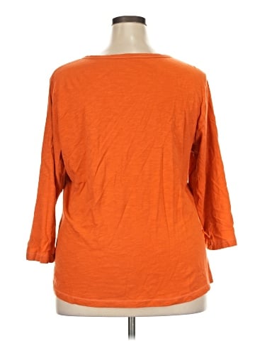 St. John's Bay 3/4 Sleeve Top (view 2)
