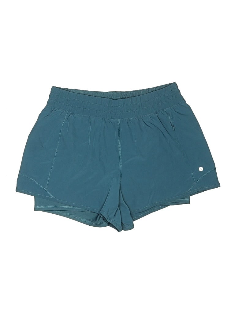 Pre-owned Layer 8 Athletic Shorts In Teal