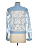 Carlisle 100% Silk Floral Blue Jacket Size 6 - photo 2