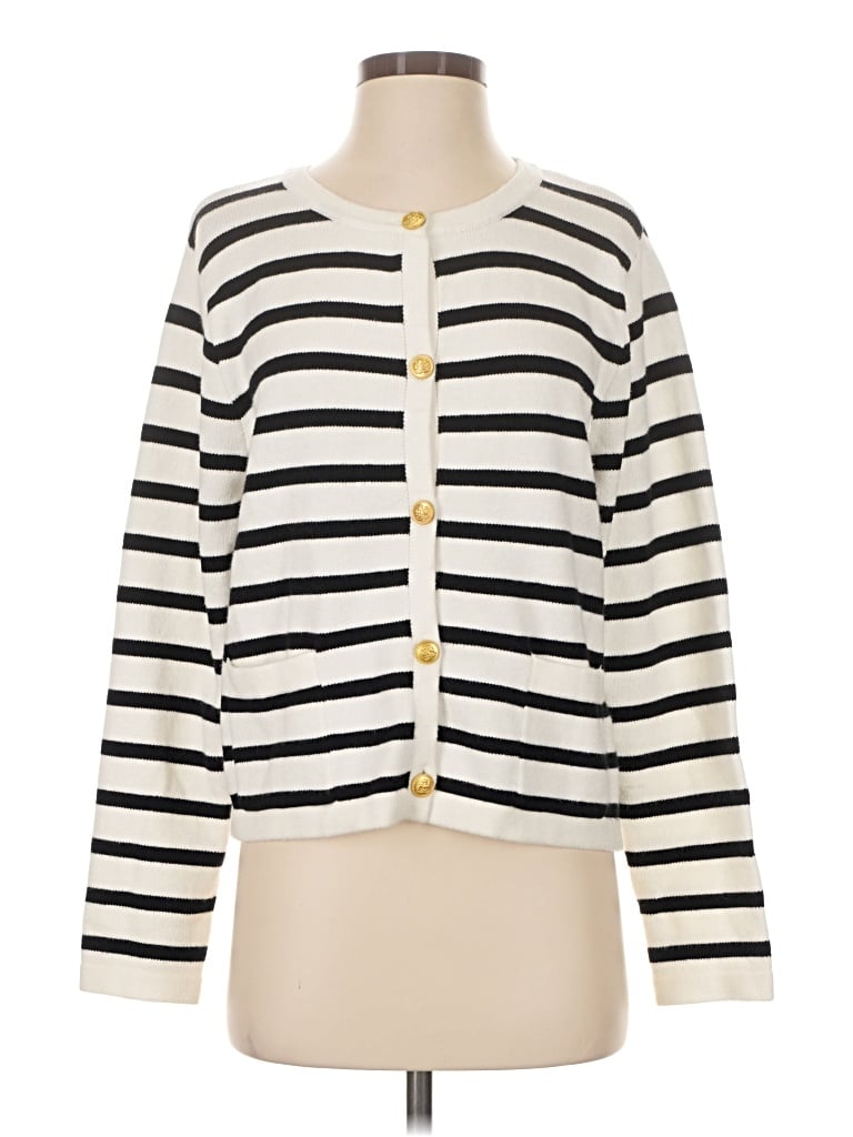 Pre-owned Lillusory Cardigan Sweater In Ivory