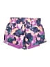 Reebok 100% Polyester Print Purple Athletic Shorts Size S - photo 1