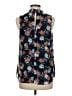 Daniel Rainn 100% Polyester Blue Sleeveless Blouse Size M - photo 2