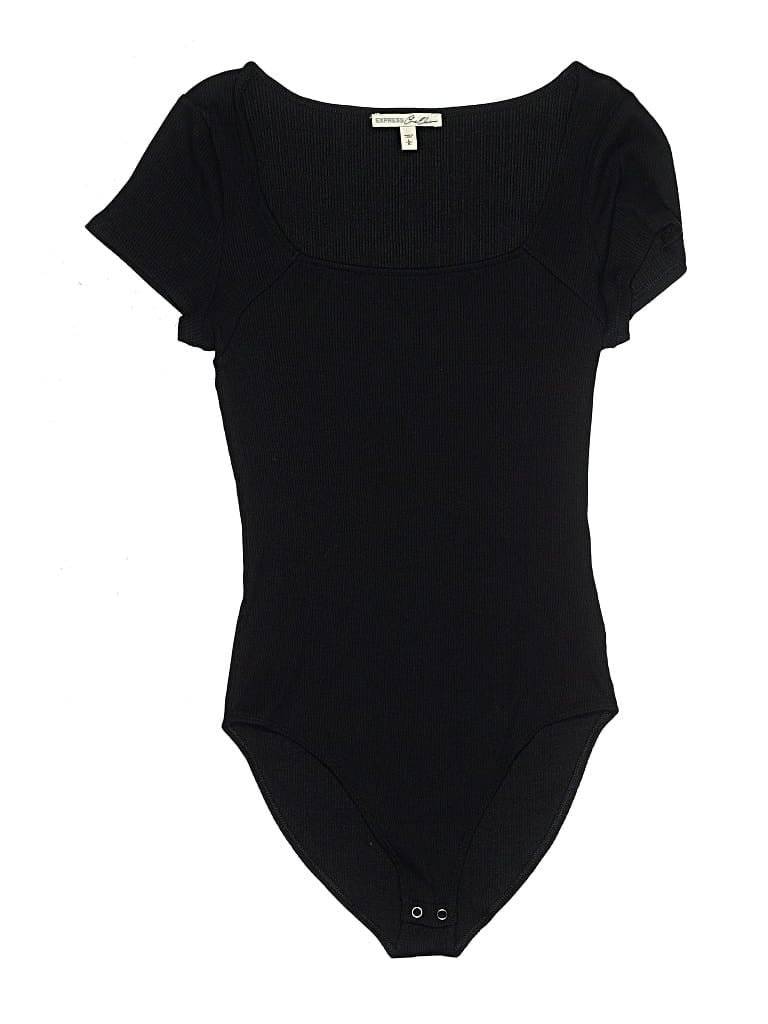Pre-owned Express One Eleven Bodysuit In Black