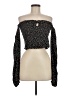 Reformation Black Long Sleeve Blouse Size 8 - photo 1