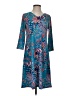 Chico's Paisley Teal Casual Dress Size XS - photo 1
