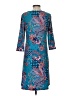 Chico's Paisley Teal Casual Dress Size XS - photo 2