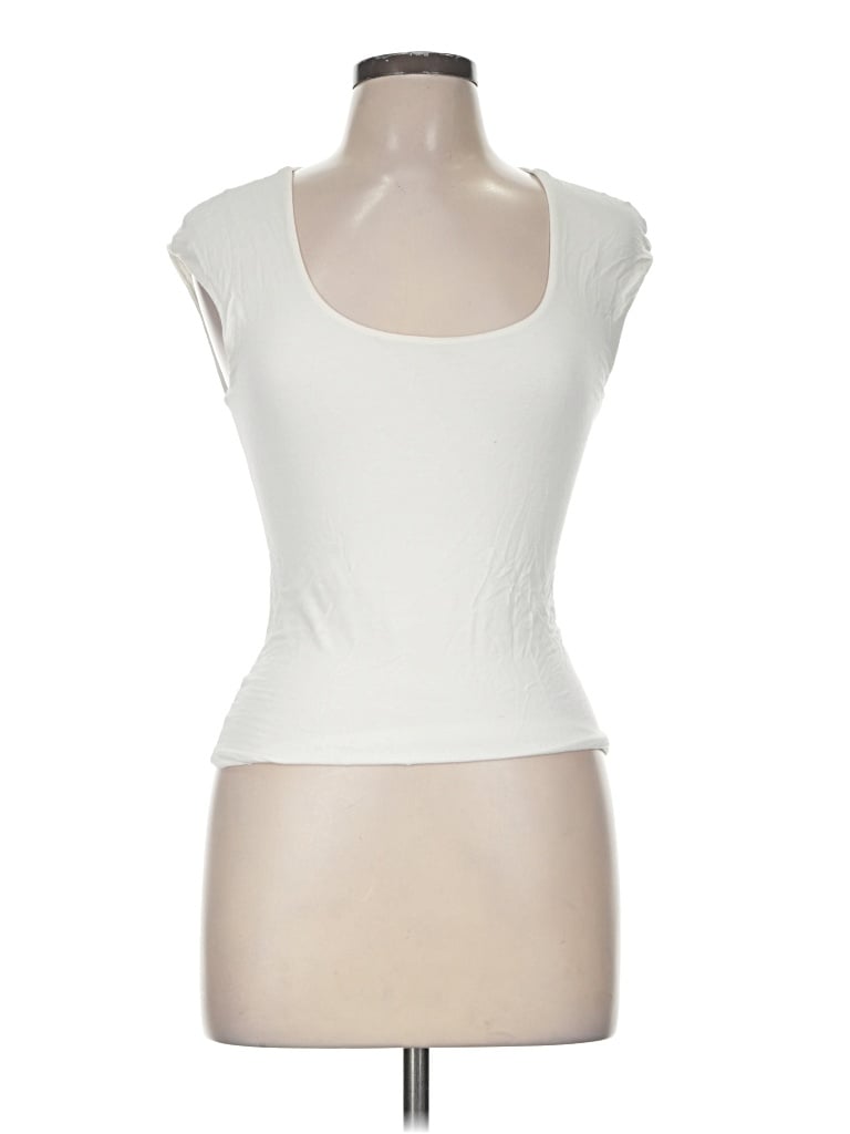 Pre-owned The Workshop Sleeveless T-shirt In Ivory