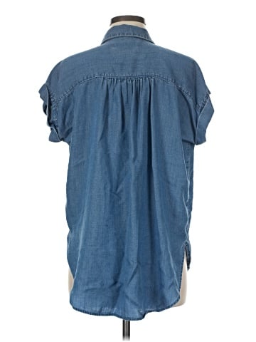 Ann Taylor LOFT Short Sleeve Button-Down Shirt (view 2)
