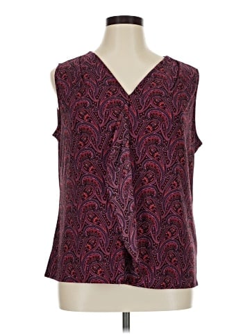 Roz & Ali Sleeveless Blouse (view 1)
