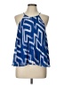 Bella Dahl 100% Polyester Blue Sleeveless Blouse Size L - photo 1