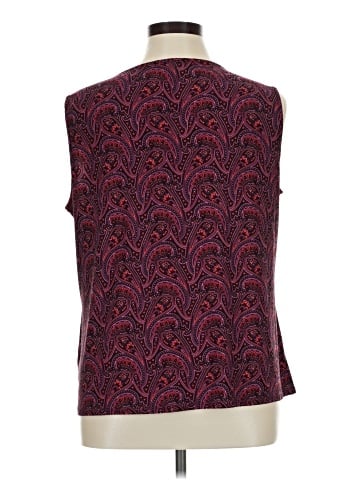 Roz & Ali Sleeveless Blouse (view 2)