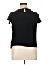 Elle 100% Polyester Black Short Sleeve Top Size XL - photo 2