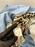 Burberry 100% Cotton Blue Raincoat Size L - photo 3