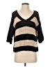 Free People Stripes Black Pullover Sweater Size S - photo 1