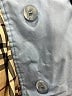 Burberry 100% Cotton Blue Raincoat Size L - photo 4