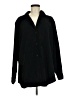 Susan Graver Black Long Sleeve Button-Down Shirt Size M - photo 1