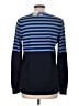 MICHAEL Michael Kors 100% Cotton Stripes Blue Pullover Sweater Size L - photo 2