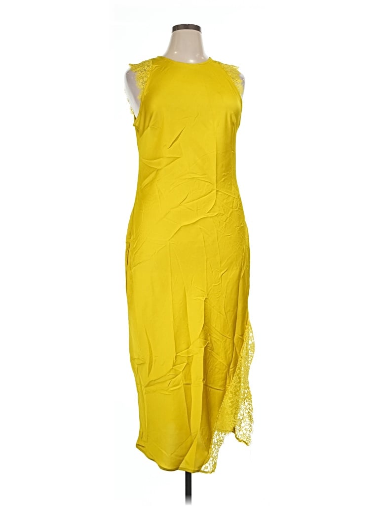 Pre-owned Future Collective Cocktail Dress In Yellow