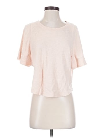Madewell Texture &amp; Thread Flutter-Sleeve Top (view 1)
