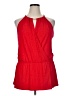 MICHAEL Michael Kors Red Sleeveless Top Size XL - photo 1