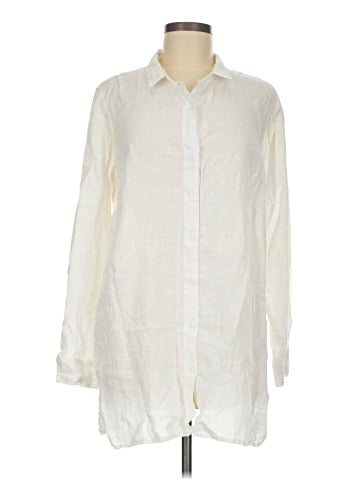 Garnet Hill Long Sleeve Button-Down Shirt (view 1)