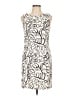 AGB Graphic Ivory Cocktail Dress Size 10 - photo 1