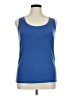 Anne Klein Blue Sleeveless Top Size 1X - photo 1