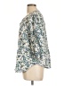 Van Heusen Blue 3/4 Sleeve Blouse Size L - photo 5