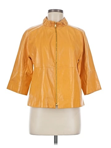 Lafayette 148 New York Leather Jacket (view 1)