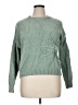 Cynthia Rowley 100% Polyester Floral Green Pullover Sweater Size XL - photo 1