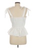 Express White Sleeveless Blouse Size M - photo 2