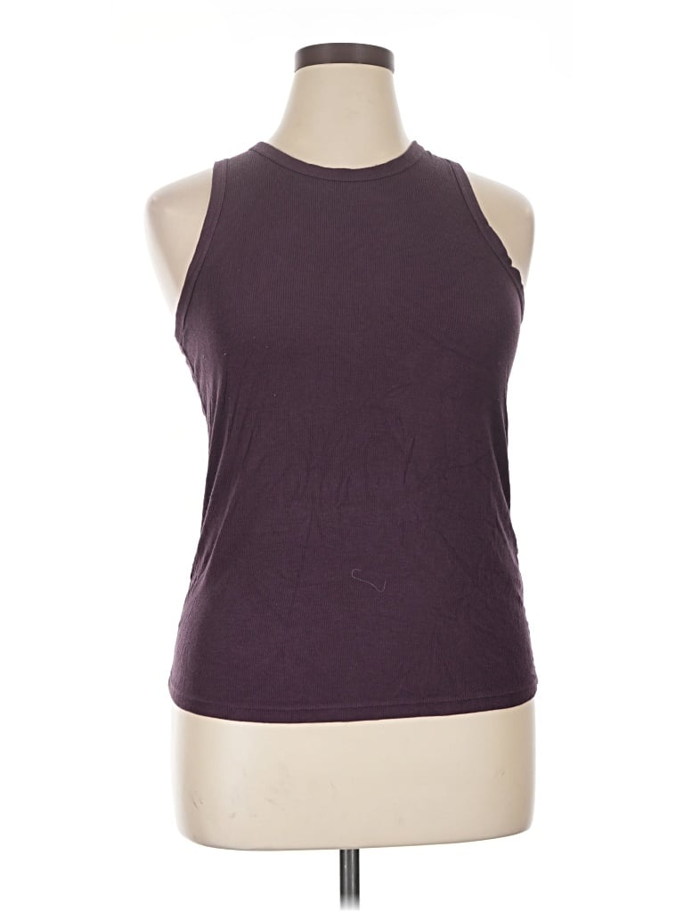 Pre-owned Tavi Tank Top Purple Halter Neckline Tops