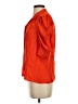 FRAME 100% Silk Orange Short Sleeve Silk Top Size XS - photo 5