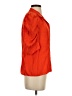 FRAME 100% Silk Orange Short Sleeve Silk Top Size XS - photo 4