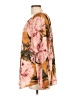 Chico's 100% Polyester Floral Pink Orange Long Sleeve Blouse Size Lg (2) - photo 5