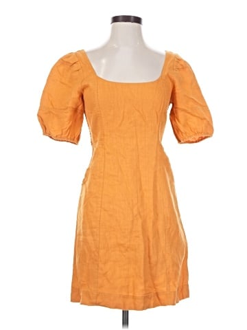 Madewell Maisie Mini Dress in 100% Linen (view 1)