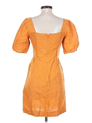 Madewell Maisie Mini Dress in 100% Linen (view 2)