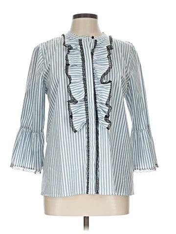 Karl Lagerfeld Paris 3/4 Sleeve Blouse (view 1)