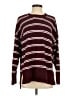 Sanctuary 100% Polyester Stripes Burgundy Pullover Sweater Size S - photo 1