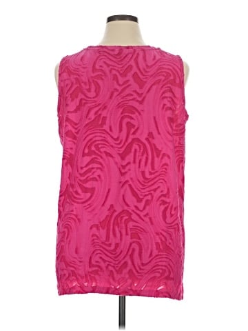 LOGO by Lori Goldstein Sleeveless T-Shirt (view 2)