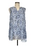 Cristina B. 100% Polyester Blue Sleeveless Blouse Size M - photo 1