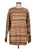 a.n.a. A New Approach Stripes Brown Pullover Sweater Size L (tall) - photo 1