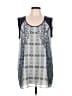 CAbi 100% Polyester Blue Sleeveless Blouse Size L - photo 1