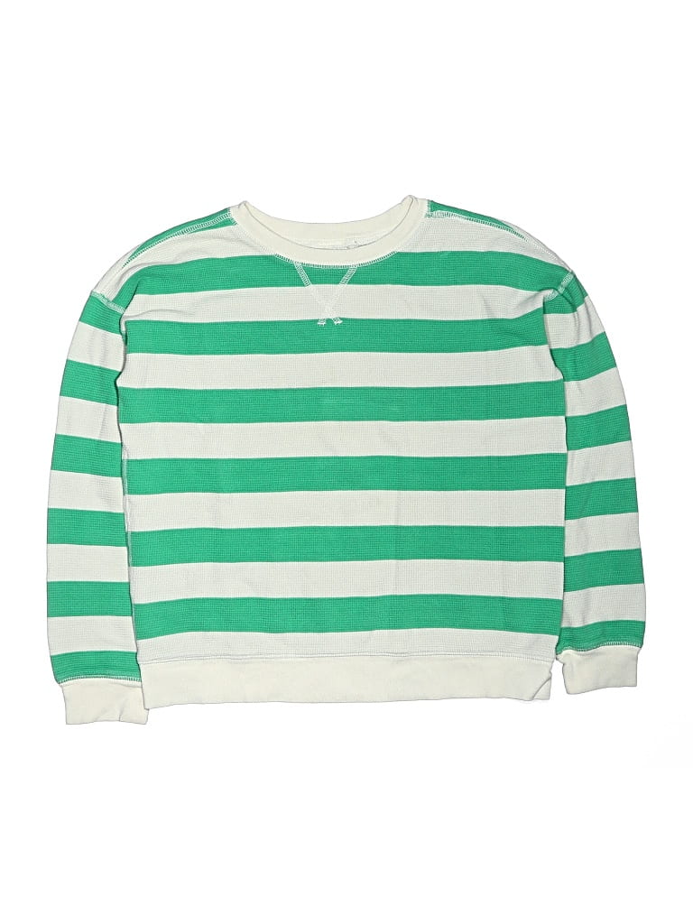 Pre-owned Hanna Andersson Kids' Pullover Sweater In Green
