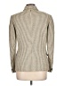 Anne Klein II 100% Wool Houndstooth Ivory Wool Blazer Size 10 - photo 2