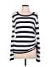 Crown & Ivy Stripes White Pullover Sweater Size L - photo 1