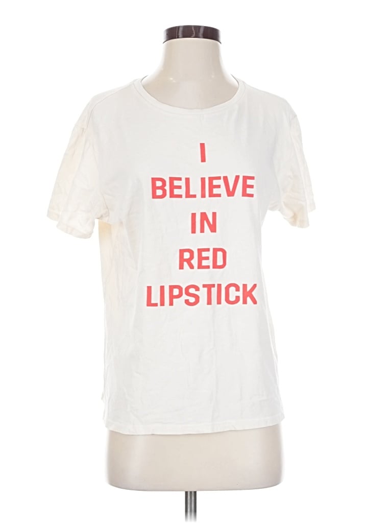 Pre-owned Bando Short Sleeve T-shirt In White
